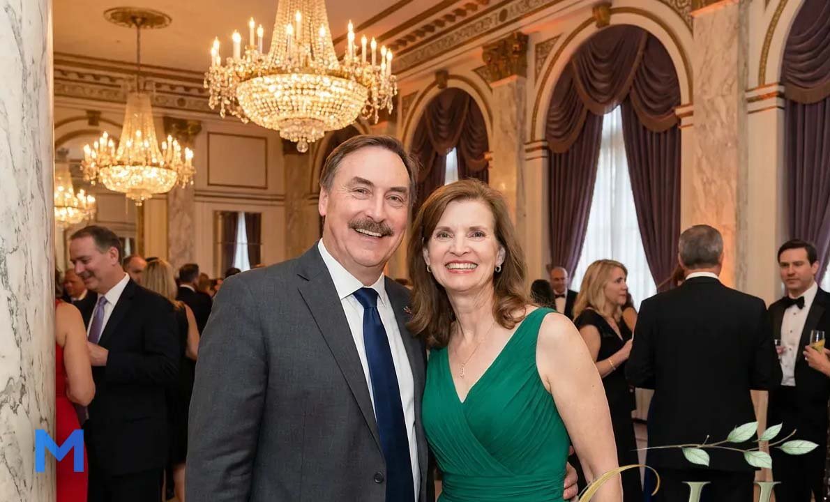 Dallas Yocum and Mike Lindell got married