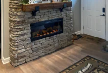 Fireplace Stone Installation
