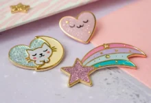 Top-Rated Custom Glitter Acrylic Pins – Eye-Catching Sparkle Designs