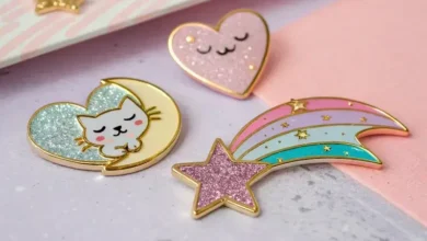 Top-Rated Custom Glitter Acrylic Pins – Eye-Catching Sparkle Designs